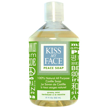 Grassy mint liquid soap, 17oz